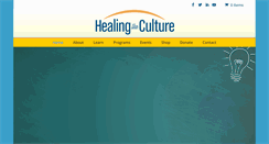 Desktop Screenshot of healingtheculture.com