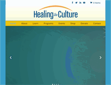 Tablet Screenshot of healingtheculture.com
